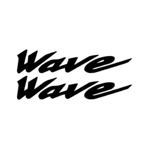 Honda Wave Underbone Stickers Decals (2-Pack) - Commuter Motorcycle Style