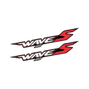 Honda Wave Underbone Decals (2pc) - Daily Rider Motorcycle Vinyl Stickers