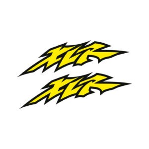 Honda XL125 Style 2 Enduro Decals (2pc) - Classic Offroad Vinyl Stickers