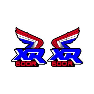 Honda XR600R Wings Style 5 Decals (2pc) - Premium Offroad Graphics Stickers