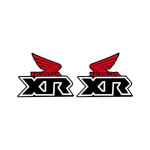 Honda XR Wings Stickers – XR250 XR400 XR600 Enduro Motorcycle Decals (2-Pack)