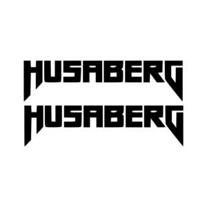 Husaberg Off-Road Decals (2pc) - Enduro Plastic Logo Vinyl Stickers