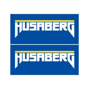 Husaberg Off-Road Motorcycle Stickers – Enduro MX Vinyl Decals (2-Pack)
