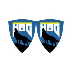 Husaberg Stickers – Wolf Logo Trail Enduro Motorcycle Decals (2-Pack)