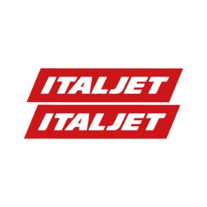 Italjet Moto Logo Style 2 Pair (2-Piece) Stickers Decals for Custom Scooter Builds