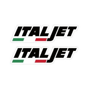 Italjet Moto Logo Style 3 Stickers – Scooter & Motorcycle Decals (2-Pack)