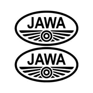 Jawa Motorcycle Stickers – Classic 350 550 Naked Bike Decals (2-Pack)