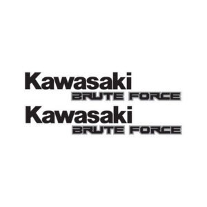 Kawasaki Brute Force ATV Stickers – 300 450 650 750 Quad Decals (2-Pack)