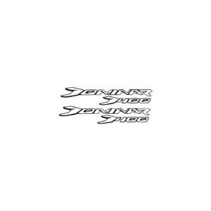 Kawasaki Dominar 400 Outline Stickers (2-Pack) - Street Body Tank Decals