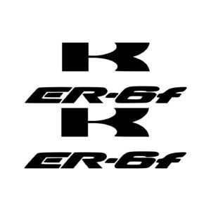 Kawasaki ER-6f Sport Touring Stickers (2-Pack) - Side Fairing Vinyl Decals