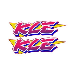 Kawasaki KLE V2 Touring Stickers Decals (2pc) - Adventure Bike Bodywork
