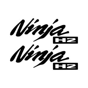 Kawasaki Ninja H2 Style 2 Stickers – Supercharged Supersport Decals (2-Pack)