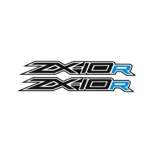 Kawasaki ZX-10R Ninja Blue Decals (2pc) - Race Replica Bodywork Vinyl