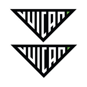 Kawasaki Vulcan Logo Emblems (2pc) - Fairing & Cruiser Styling Stickers