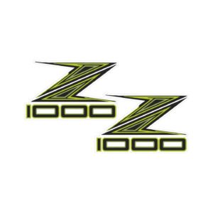 Kawasaki Z1000 Style 2 Decals (2pc) - Aggressive Street Styling Vinyl