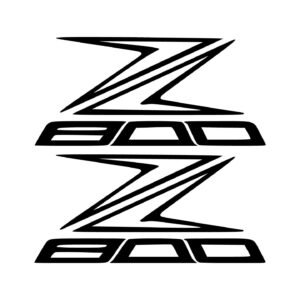 Kawasaki Z800 Naked Bike Stickers – Z Series Motorcycle Decals (2-Pack)