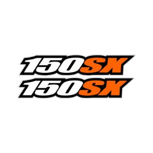 KTM 150SX Motocross Stickers – Shroud Plastic Enduro Motorcycle Decals (2-Pack)