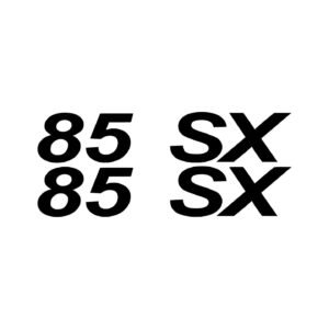 KTM 85 SX Motocross Decals (2pc) - Shroud, Swingarm & Plastic Graphics