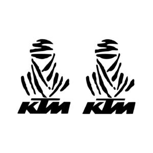 KTM Dakar Rally Stickers – Adventure Enduro Tank Fairing Decals (2-Pack)