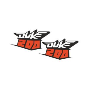 KTM Duke Streetfighter Decals (2pc) - Custom Bodywork Graphic Set
