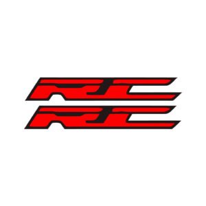 KTM RC Red Sportbike Decals (2pc) - Fairing & Bodywork Graphic Set