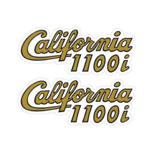 Moto Guzzi California 1100i Touring Logo Pair (2-Piece) Stickers Decals for Fairings