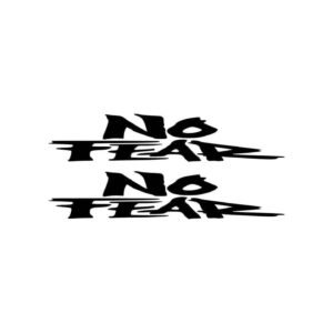 No Fear Stickers – Motocross BMX Extreme Sports Decals (2-Pack)