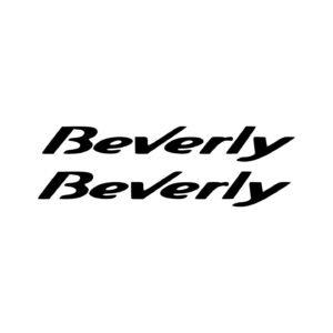 Piaggio Beverly Decals (2pc) - Maxi Scooter Fairing & Panel Logo