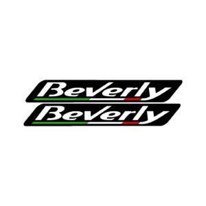 Piaggio Beverly Logo Style 2 Pair (2-Piece) Stickers Decals for Touring Bodywork