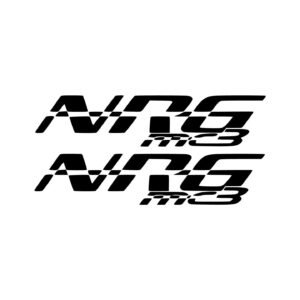Piaggio NRG MC3 Style 3 Decals (2pc) - Racing Scooter Panel Logo Vinyl