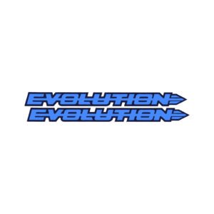 Polini Evolution Performance Logo Pair (2-Piece) Stickers Decals for Racing Fairings