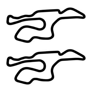 Sonoma Infineon Indy Moto Stickers (2-Pack) - Motorcycle Track Style Decals