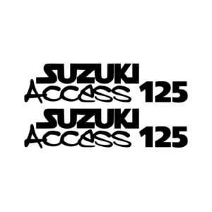 Suzuki Access 125 Decals (2pc) - Scooter Body Panel Racing Graphics