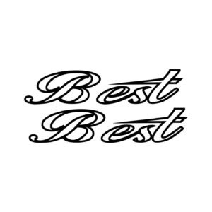 Suzuki Best 125 Decals (2pc) - Commuter Side Panel & Bodywork Vinyl