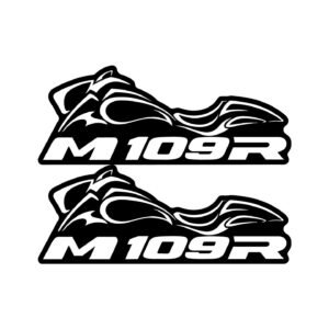 Suzuki Boulevard M109R Decals (2pc) - Power Cruiser Muscle Tank Vinyl