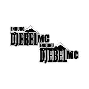 Suzuki Djebel Enduro Decals (2pc) - Adventure Trail Tank Panel Vinyl
