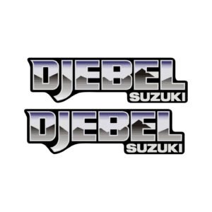 Suzuki Djebel Dual Sport Decals (2pc) - Off-Road Adventure Side Panel