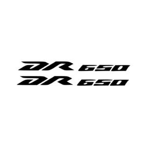 Suzuki DR650 Decals (2pc) - Dual Sport Tank & Side Panel Enduro Vinyl