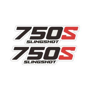 Suzuki DR750 Slingshot Decals (2pc) - Classic Adventure Fairing Vinyl