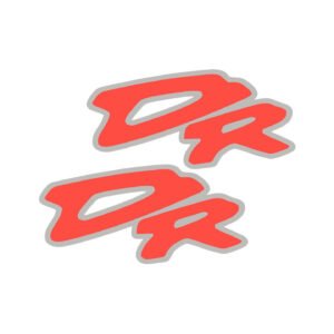 Suzuki DR Style 2 Decals (2pc) - Enduro Bodywork Tank Panel Vinyl Set
