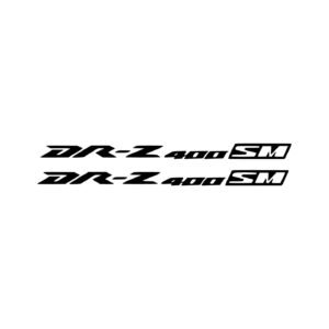 Suzuki DR-Z400 Decals (2pc) - Enduro Shroud & Trail Side Panel Vinyl