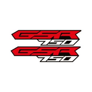 Suzuki GSR750 Style 2 Decals (2pc) - Custom Naked Bike Bodywork Vinyl