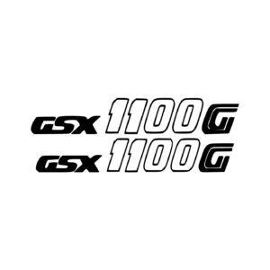 Suzuki GSX1100G Style 2 Decals (2pc) - Touring Tank & Fairing Vinyl
