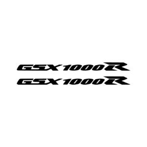 Suzuki GSX1100R Decals (2pc) - Classic Superbike Sport Fairing Vinyl