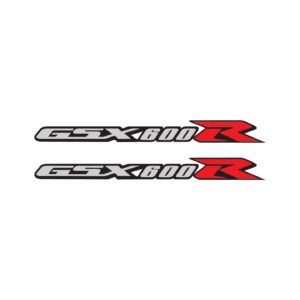 Suzuki GSX-R600 Supersport Decals (2pc) - Track-Inspired Fairing Vinyl