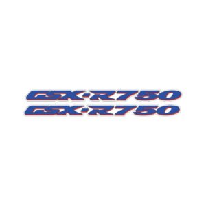 Suzuki GSX-R750 Supersport Decals (2pc) - Iconic Sportbike Fairing Vinyl