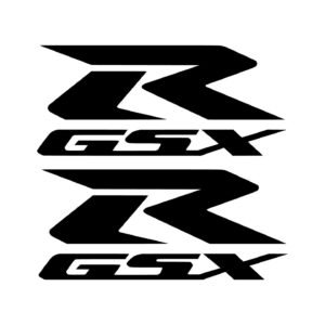 Suzuki GSX-R Series Decals (2pc) - Race Replica Fairing Logo Vinyl