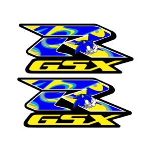 Suzuki GSX-R Style 12 Decals (2pc) - Modern Race Replica Fairing Vinyl