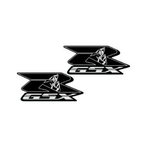 Suzuki GSX-R Style 4 Decals (2pc) - Aggressive Street Fairing Logo Vinyl