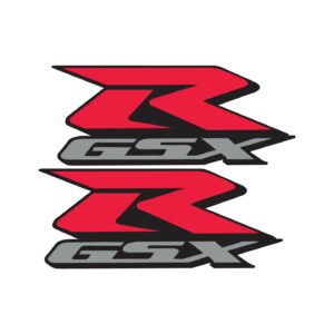 Suzuki GSX-R Style 6 Decals (2pc) - Motorsport Track Fairing Logo Vinyl